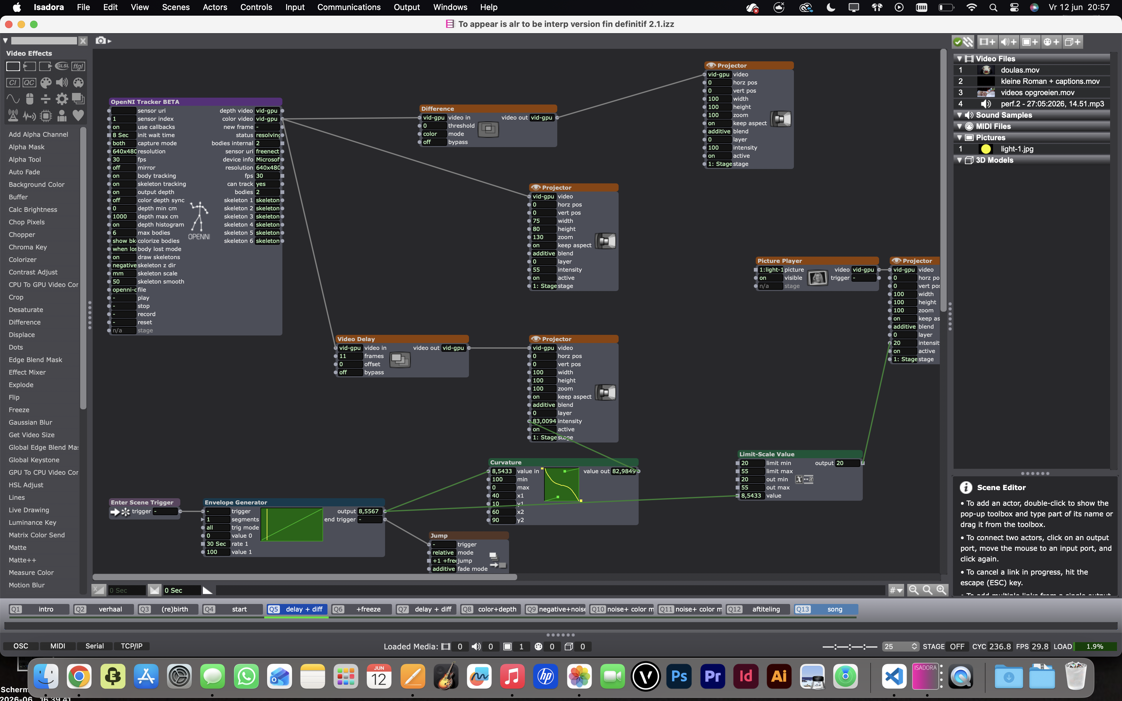 Screenshot Isadora 5